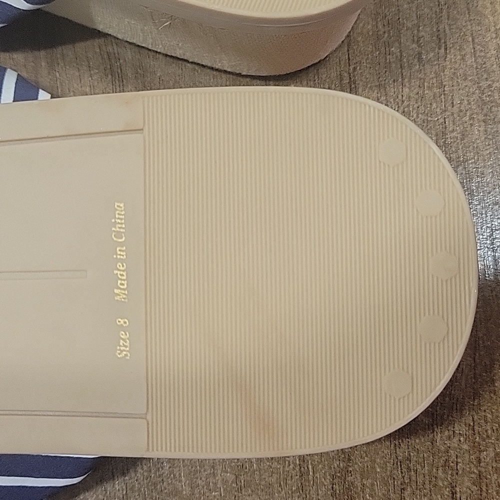 Dolce Vita Giza Knotted Platform square toe Slides-Size 8 - Picture 9 of 14
